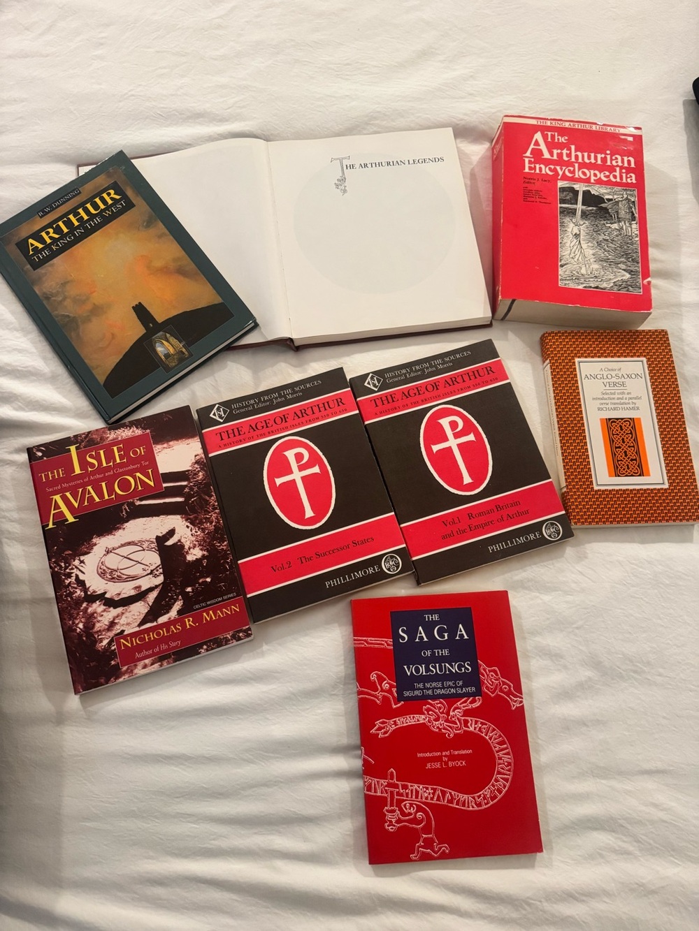 Arthurian Legends Medieval History Mythology Book Lot